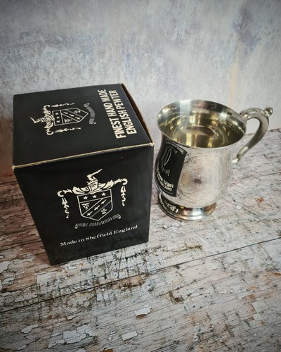 English pewter tankard - pewter, in