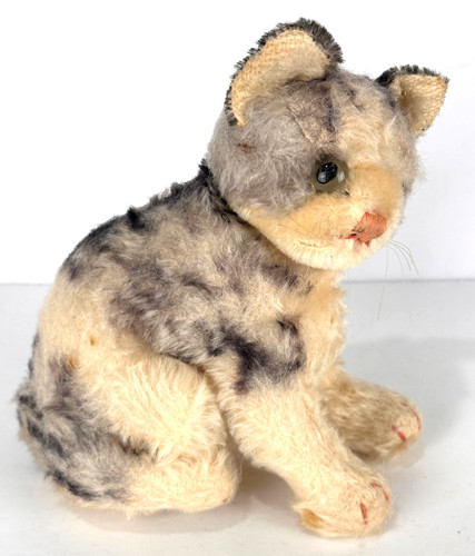 Steiff mohair kitten - kitten, tabby