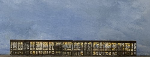 Hand painted terminal pier - /,