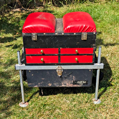 Fishing seat box - seat,