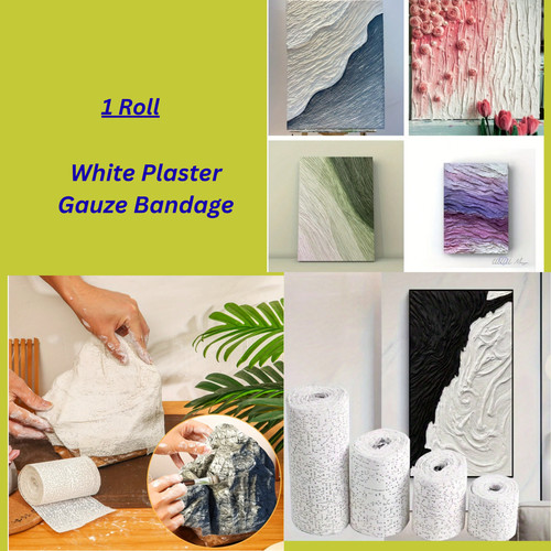 Gauze plaster bandage moulding - plaster,