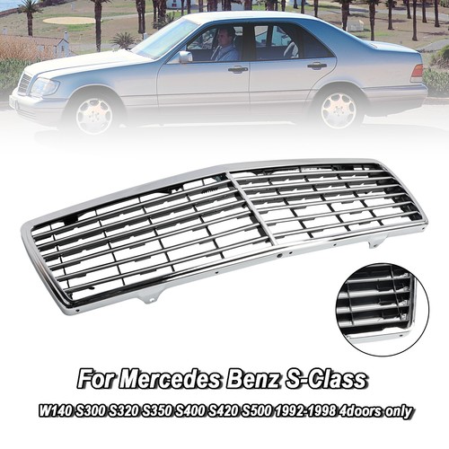 Chrome front bumper grill - bumper,