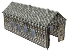 Bachmann 44-096 Scenecraft Single Road Engine Shed (Pre-Built)