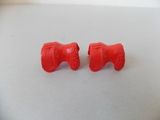 Timpo Fur-Trimmed Red Saddle For Vikings/Romans x2