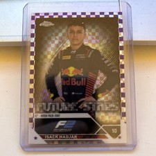 2023 Topps Chrome F2 Purple Chequer Board Isack Hadjar 189/199