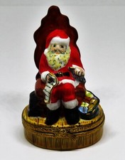 LIMOGES FRANCE BOX - SANTA