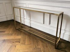 A Gold Painted Mirror Topped