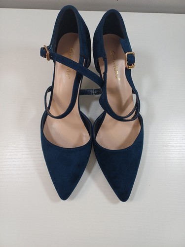 Greatonu navy blue faux - blue,