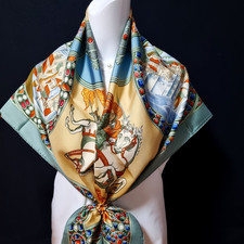 RARE VINTAGE HERMES Silk Scarf