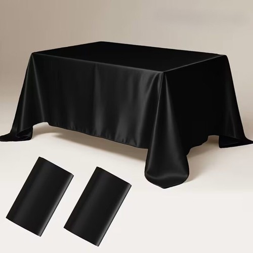 Glossy solid colour tablecloth - solid,