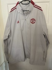Adidas Manchester United All Weather Jacket - Mens - Man Utd - Grey Xxxl