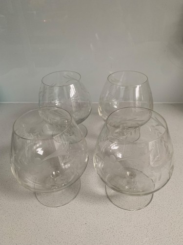 Vintage brandy glasses - 4,