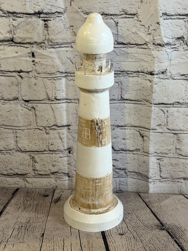 40cm cream white wooden - cream,