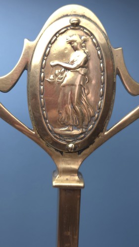 Pair antique brass - pair,