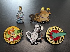 5 x Futurama Enamel Pin Badges