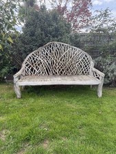 Teak Garden Bench Hand Made, Rustic Outdoor Chair Furniture