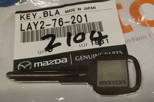 Key blank genuine - , mazda