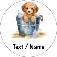 Poodle Dog Cake Topper Party