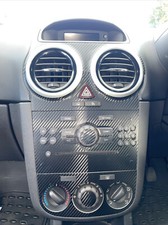CORSA D fitting 3D Carbon effect centre dash surround trim2006–2014