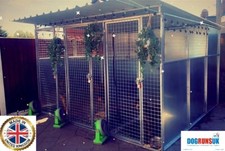 Galvanised Dog Run Kennel Pen