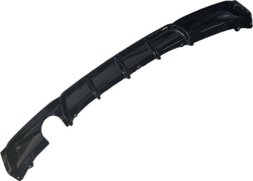 Black gloss rear diffuser - black,