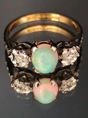Antique 18ct and platinum - antique,
