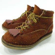 WESCO Boots Suede Brown Jobmaster Roughout Boots Size 8.5