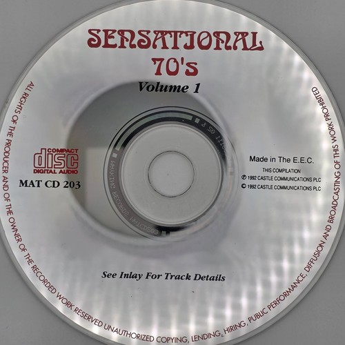 Sensational volume 1 cd - 70's,