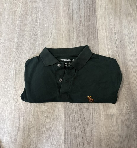 Abercrombie men polo green - abercrombie,