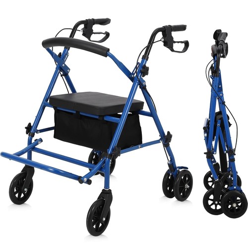 Folding rollator walker - folding,