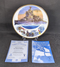 Davenport Pottery Plate "HMS