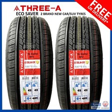 2X New 215 55 18 THREE A ECOSAVER 99V XL 215/55R18 2155518 *C/C RATED* (2 TYRES)