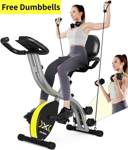 Home exercise bike - home, 3-in-1