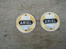 ARIEL PETROL TANK BADGES FUEL NH VH HUNTMASTER RED HUNTER VINTAGE MOTORCYCLE