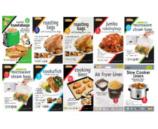 Toaster Bags, Chicken Roasting Bags, Air Fryer Liners, Fridge Liners And More