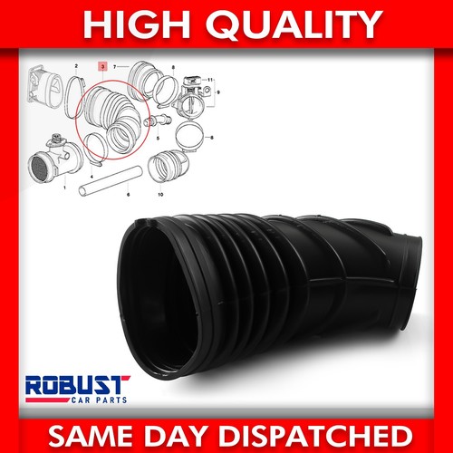 Mass air metal - intake, rubber