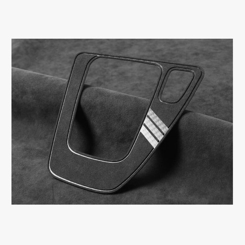 Alcantara gear knob - alcantara, panel