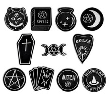 Spooky enamel pin badges - enamel,