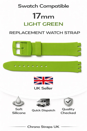 17mm swatch compatible - 17mm, (20mm)