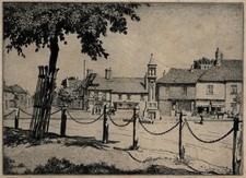 Antique Signed Etching -