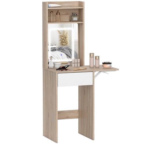 Homcom compact dressing table - homcom,