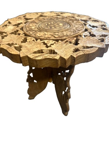 Vintage anglo indian carved - vintage,