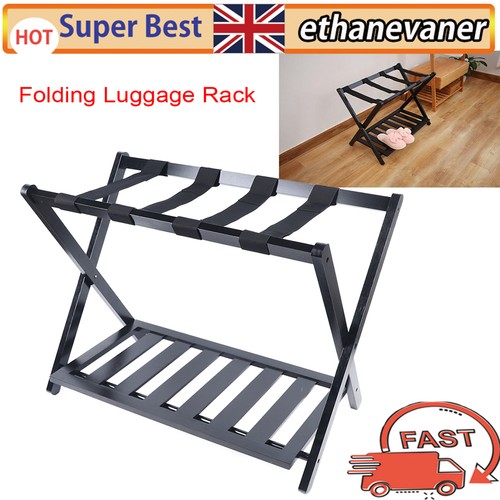 Folding luggage rack travel - luggage,