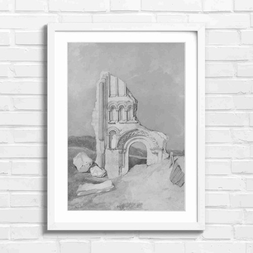 Ruined stone arch - arch, arched