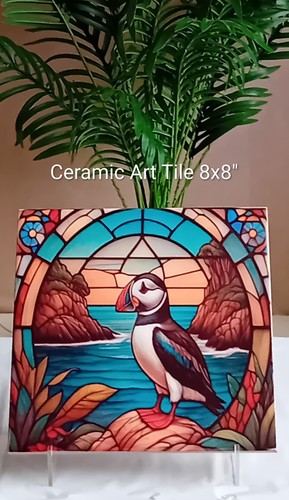 Ceramic art tile - ceramic,
