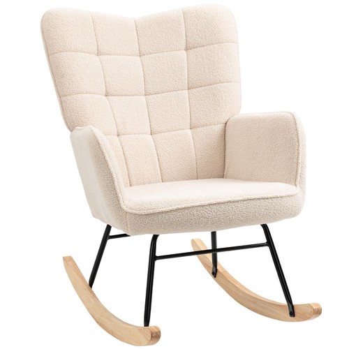 Homcom wingback rocking chair - homcom,