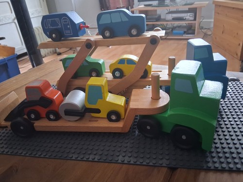 Melissa doug car transporter - car,
