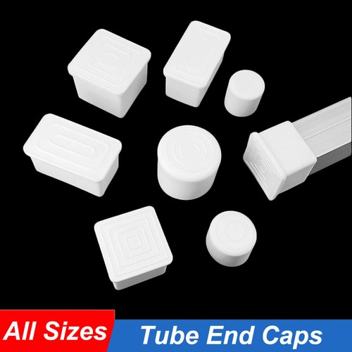 White end caps - white,
