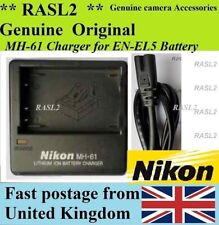 Genuine Nikon MH-61 charger For EN-EL5 Coolpix P530 P520 P510, P5100, P6000, P90