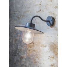 Garden Trading St Ives Swan Neck Light - Charcoal Grey lighting wall fitting